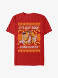 Cheetos Chester Cheetah Ugly Christmas Sweater Pattern T-Shirt | Premium Unisex T-Shirt, Trending Graphic Tee