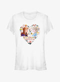 Cartoon Frozen Anna Elsa Sisters Connected By Love Girls Shirt T Shirt Cozy Fit