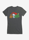 Peanuts Peace Love Recycle Girls Shirt T Shirt Premium Quality