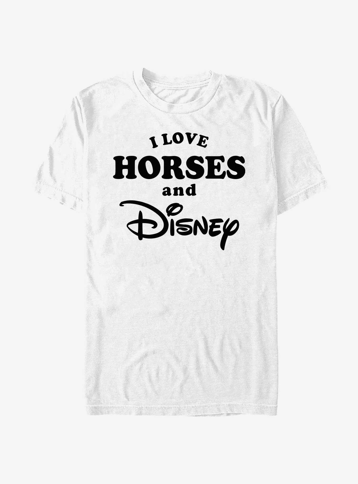 Cartoon I Love Horses And Cartoon Shirt T Shirt Minimal Style