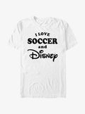 Cartoon I Love Soccer And Cartoon Shirt T Shirt Clean Design