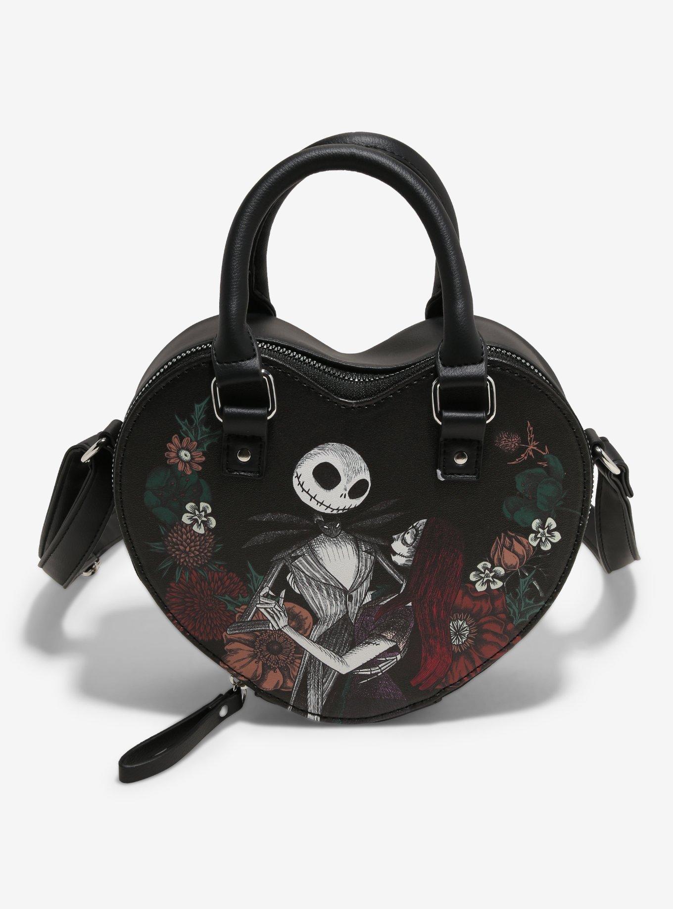 The Nightmare Before Christmas Jack & Sally Hear Figural Crossbody Bag | Trendy Graphic Tee | Casual Unisex T-shirt