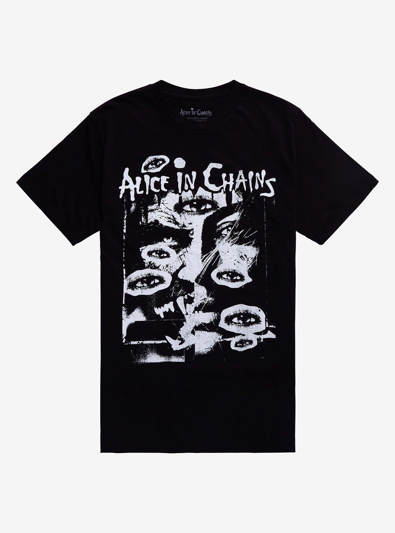 Alice In Chains Eyes Boyfriend Fit Girls T-Shirt | Premium Unisex T-Shirt, Trending Graphic Tee