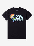 My Little Pony Rainbow Dash 20 Percent Cooler T-Shirt | Premium Unisex T-Shirt, Trending Graphic Tee