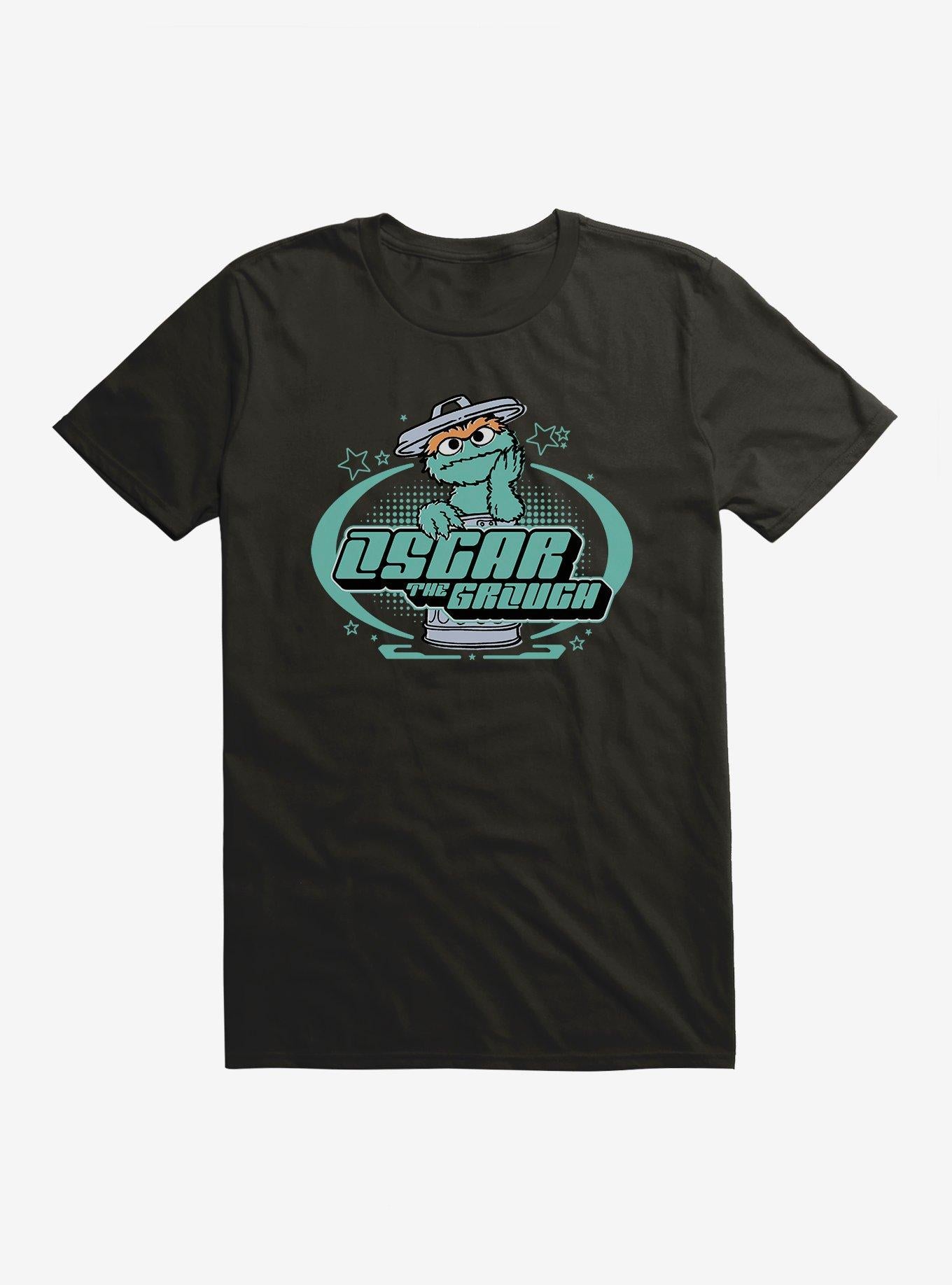 Sesame Street Oscar The Grouch Thinking Action T-Shirt | Premium Unisex T-Shirt, Trending Graphic Tee