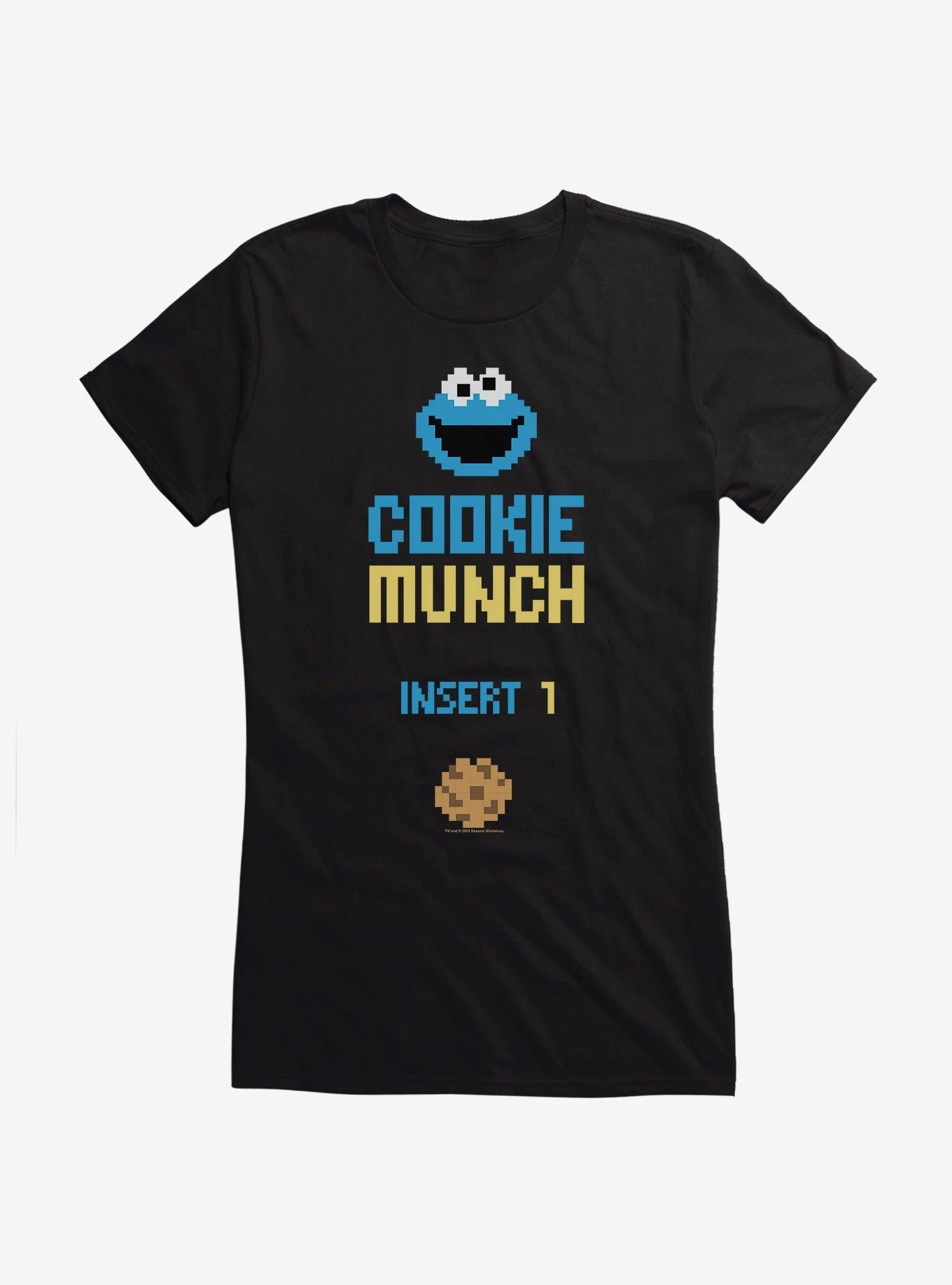 Sesame Street Cookie Monster Munch Girls T-Shirt | Premium Unisex T-Shirt, Trending Graphic Tee