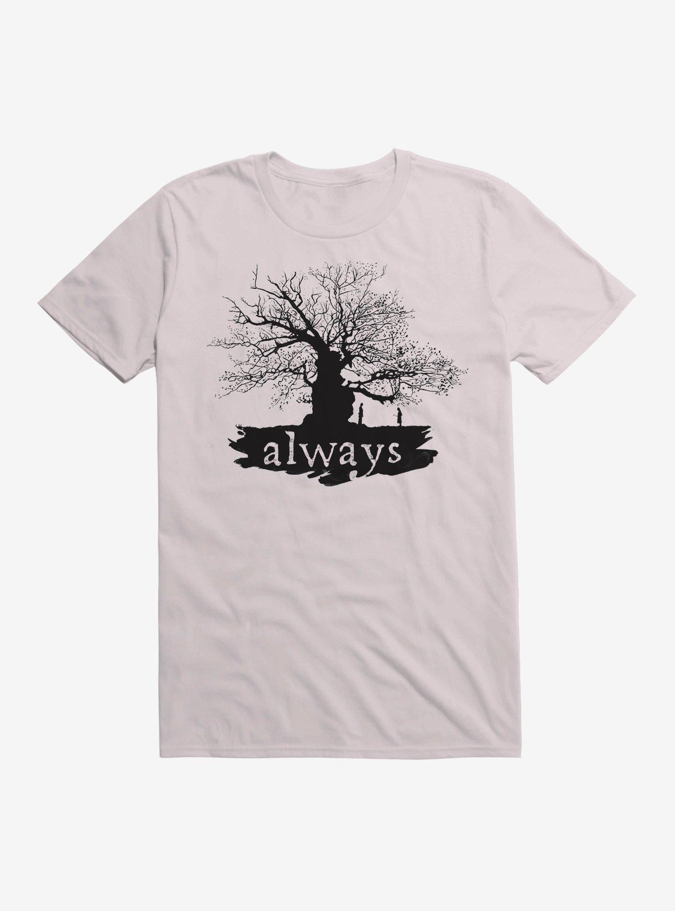 Harry Potter Always Tree Extra Soft Light Grey T-Shirt | Premium Unisex T-Shirt, Trending Graphic Tee
