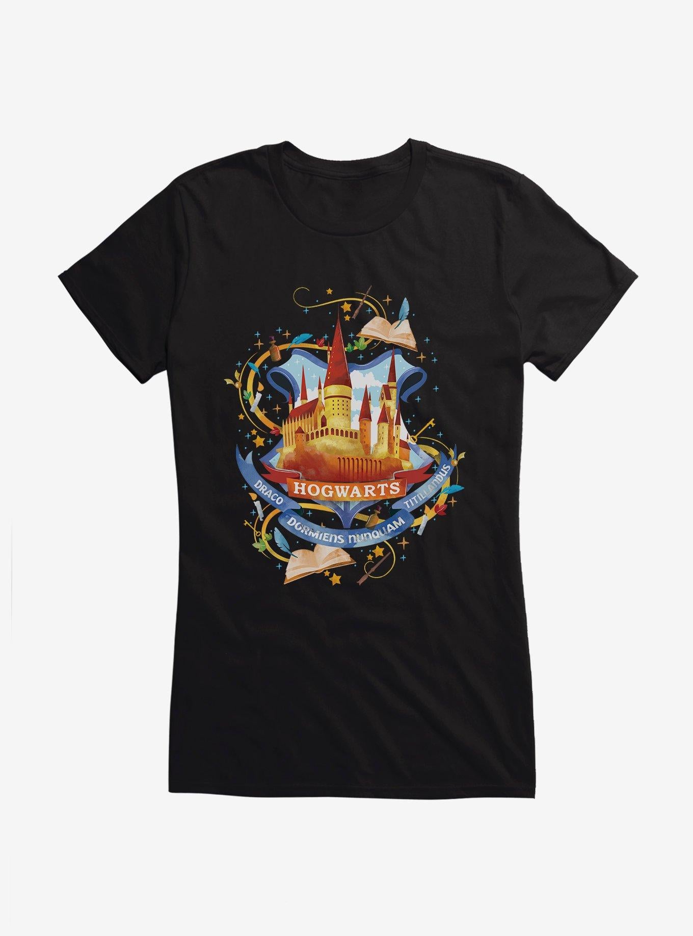 Harry Potter Hogwarts School Graphic Girls T-Shirt | Graphic T-Shirt for Unisex