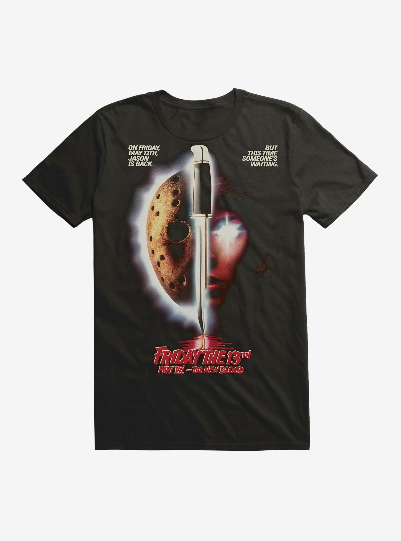 Friday The 13th Part VII The New Blood Poster T-Shirt | Premium Unisex T-Shirt, Trending Graphic Tee