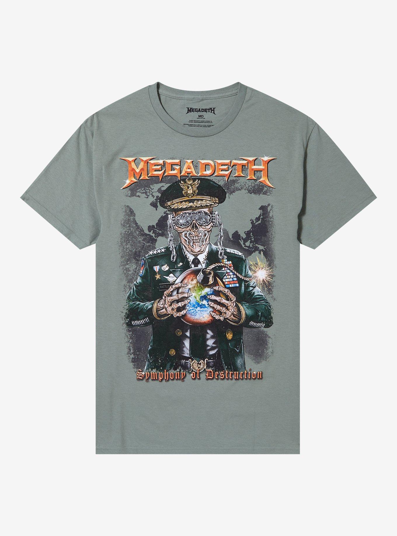 Megadeth Symphony Of Destruction Earth Bomb T-Shirt | Premium Unisex T-Shirt, Trending Graphic Tee