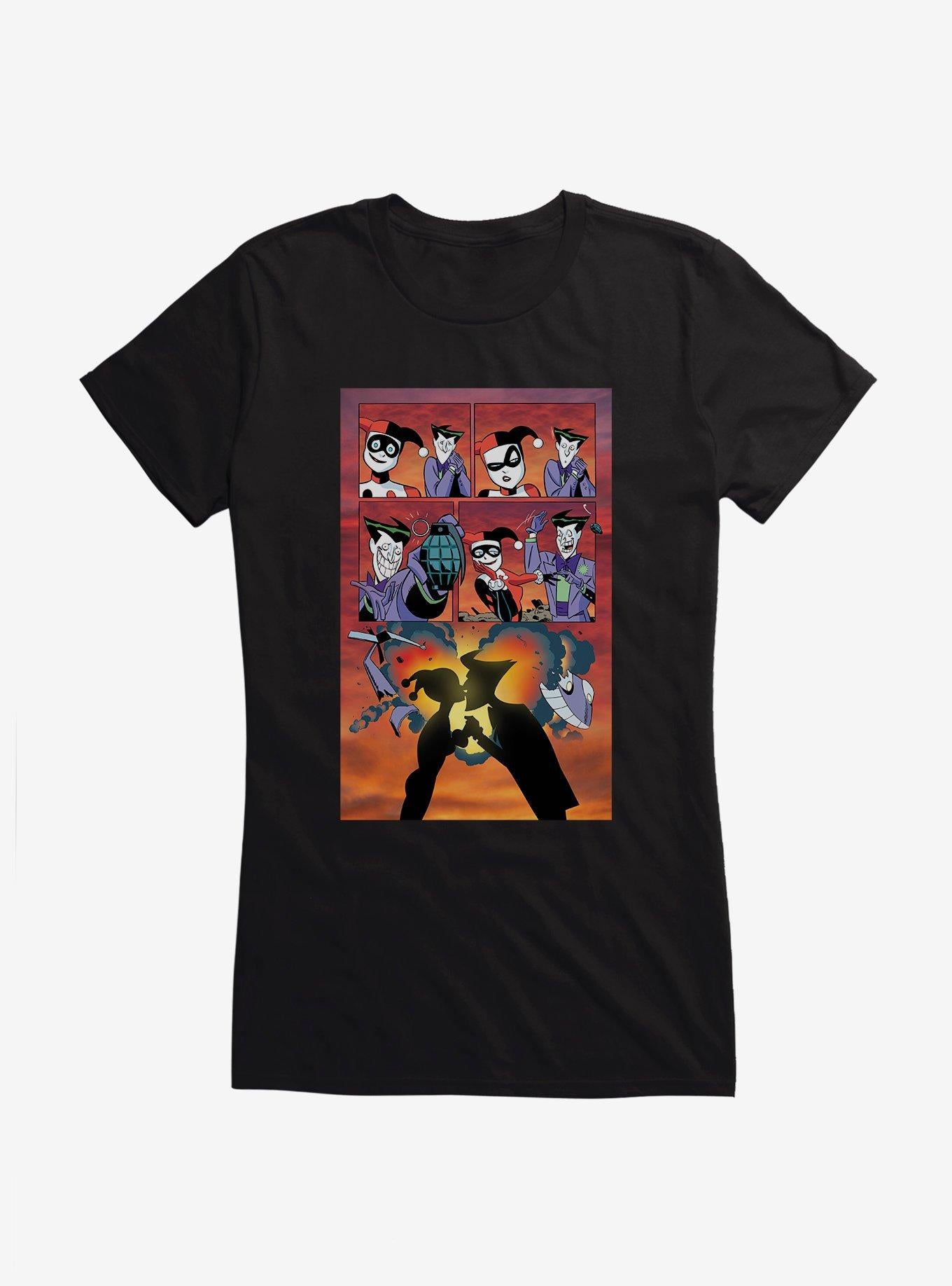 Harley Quinn And Love Story Girls Shirt T Shirt Everyday Wear