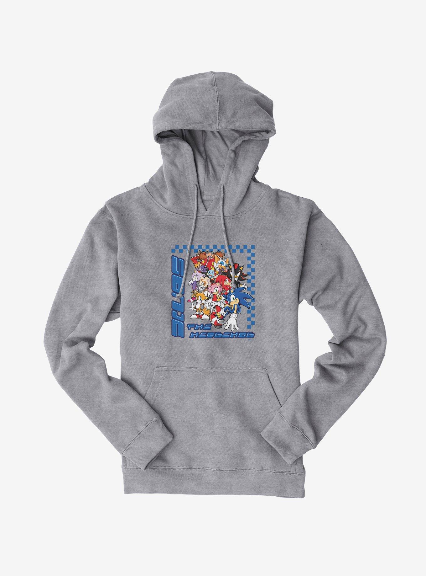 Sonic The Hedgehog Group Checkered Hoodie