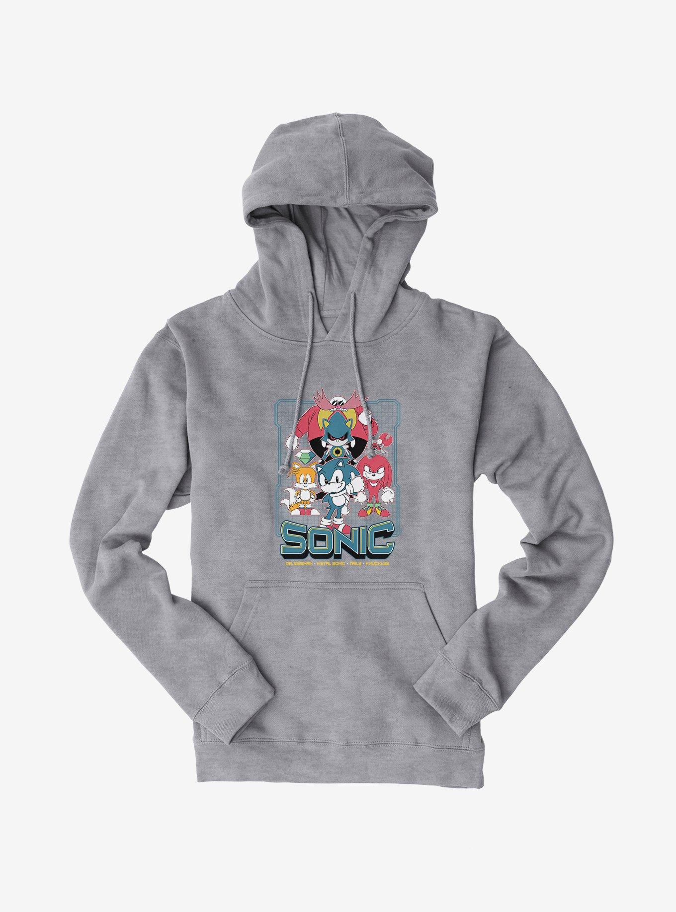 Sonic The Hedgehog Group Retro Hoodie