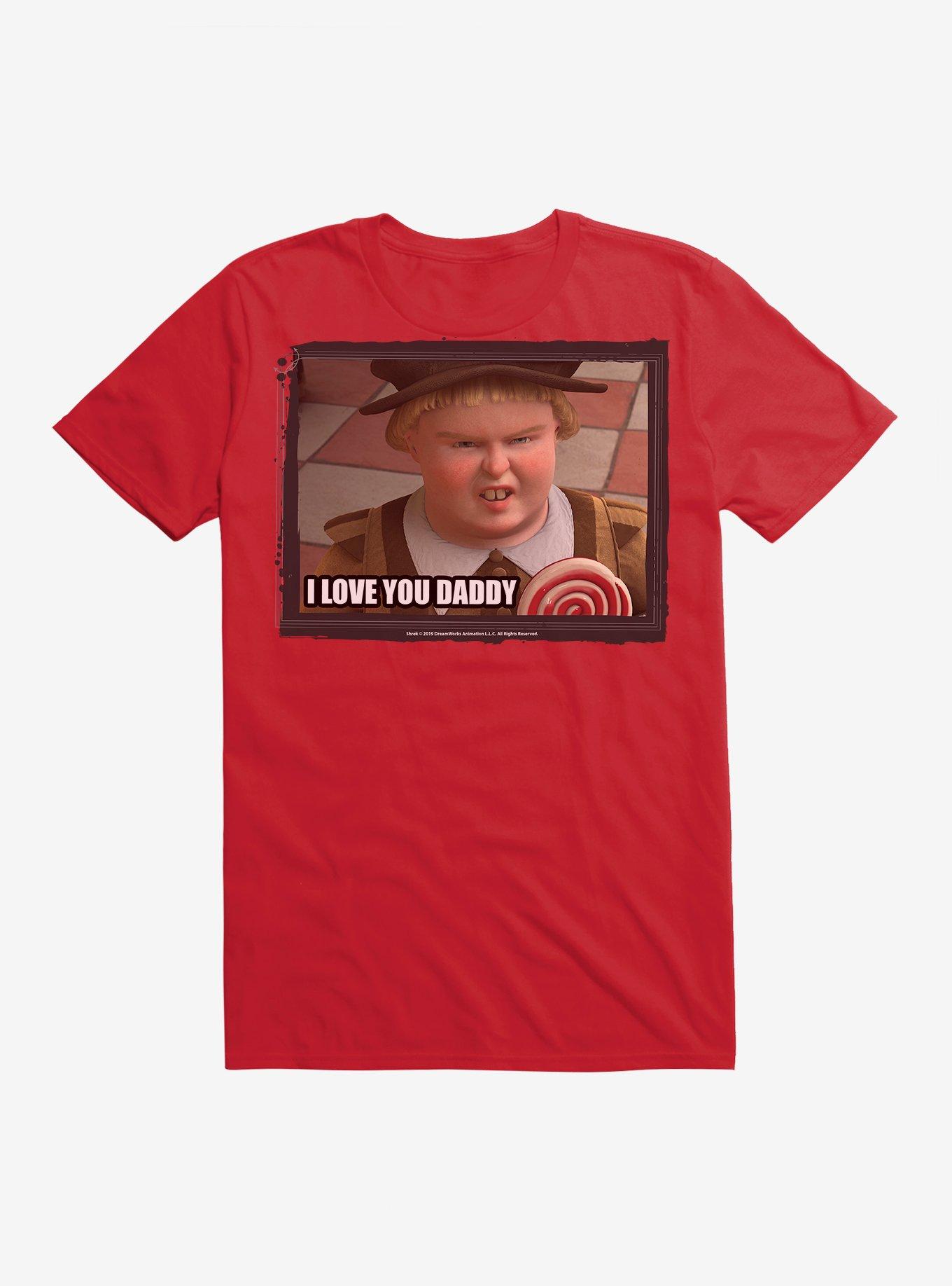 Shrek Butter Pants I Love You Daddy Shirt T Shirt Premium Quality