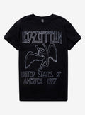 Led Zeppelin 1977 T-Shirt | Premium Unisex T-Shirt, Trending Graphic Tee