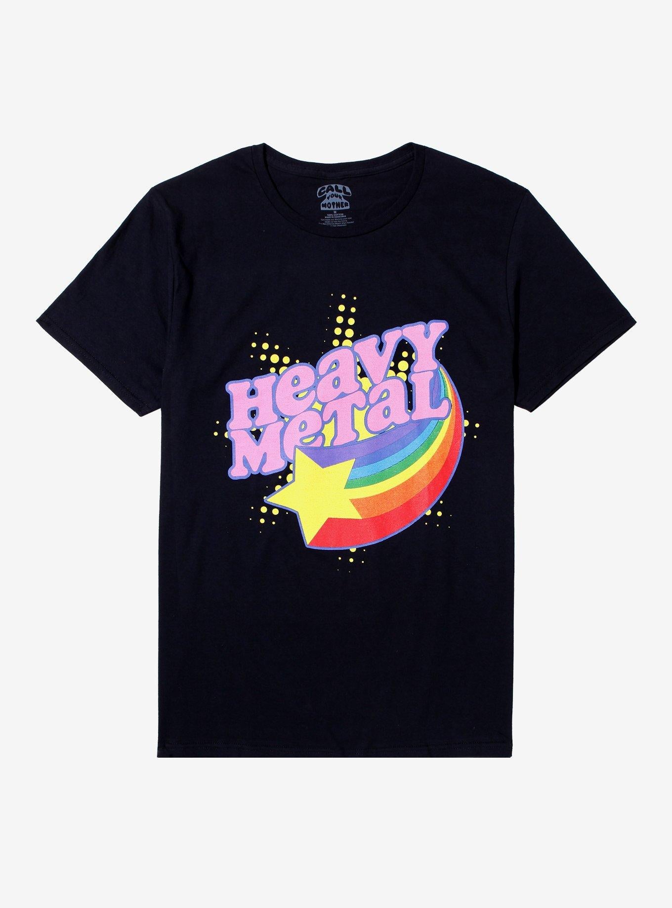 Heavy Metal Rainbow T-Shirt By Call Your Mother