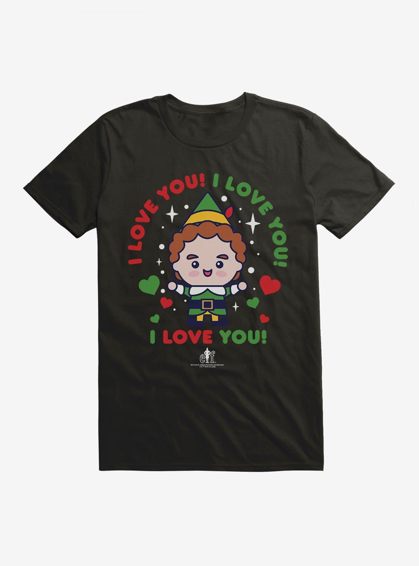 Elf I Love You I Love You I Love You Shirt T Shirt Minimal Style