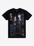 Jujutsu Kaisen Gojo Geto Mineral Wash T-Shirt | Premium Unisex T-Shirt, Trending Graphic Tee