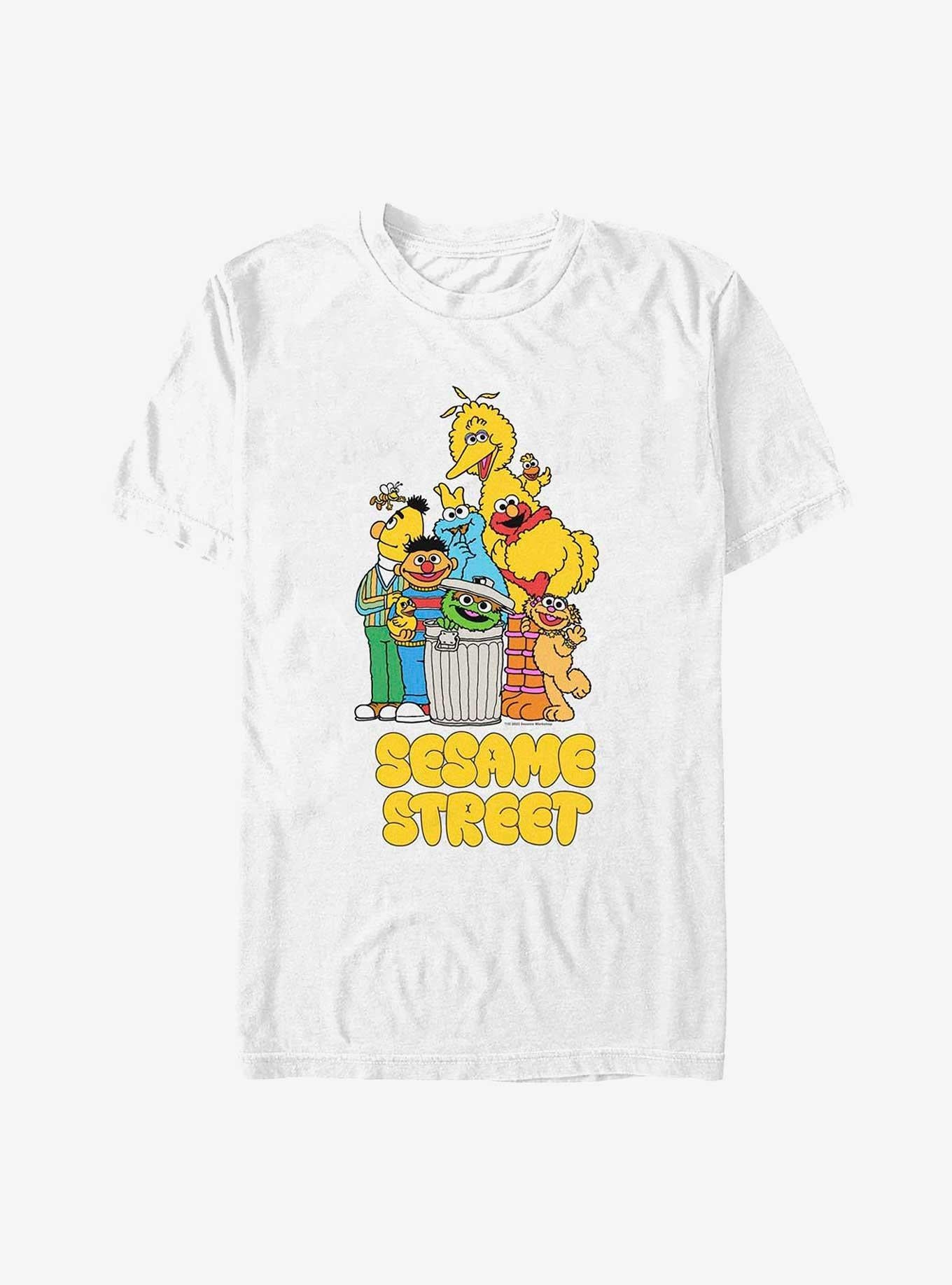 Sesame Street Friends Extra Soft T-Shirt | Premium Unisex T-Shirt, Trending Graphic Tee