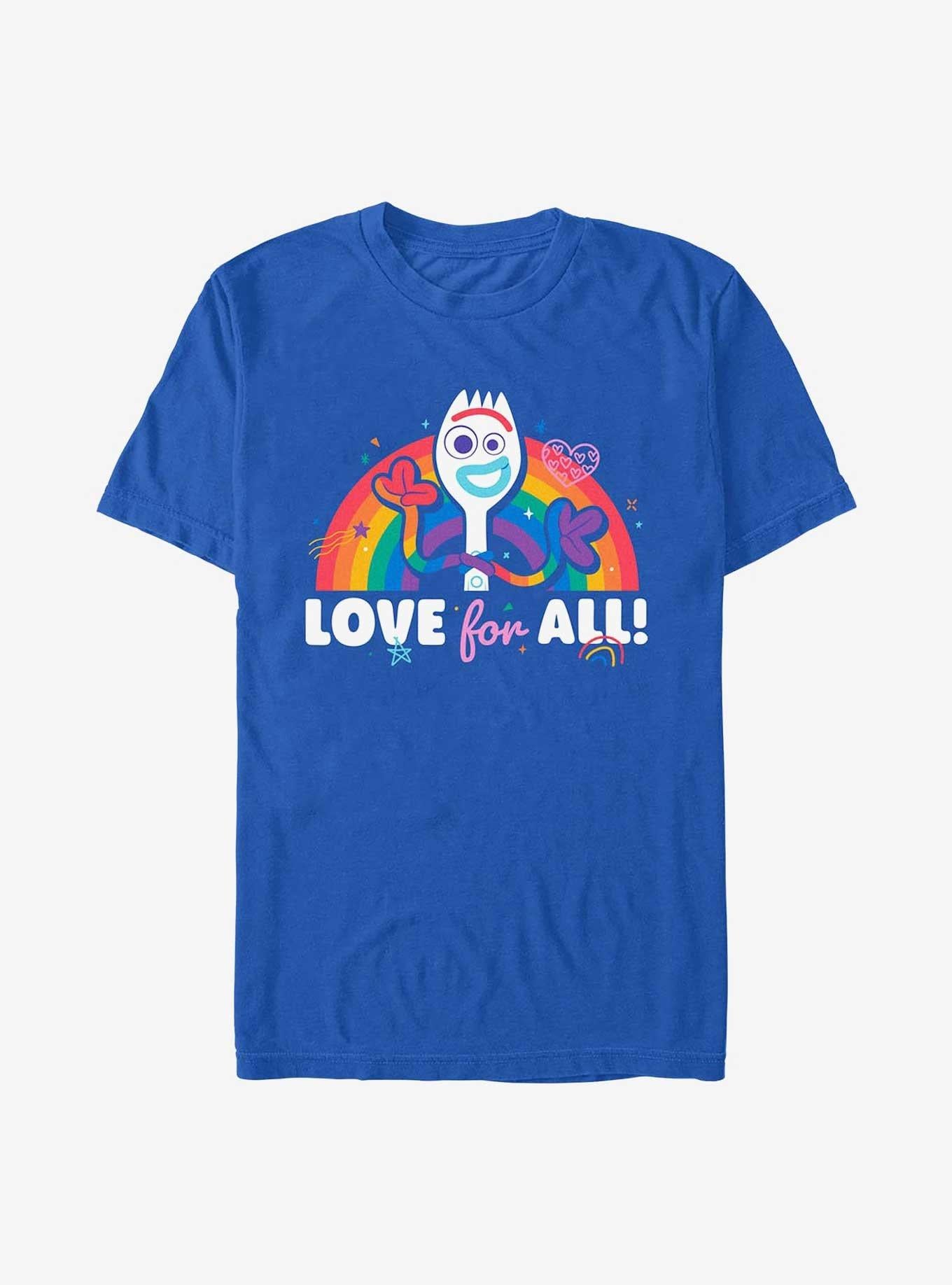 Cartoon Animated Toy Story Forky Love Extra Soft Shirt T Shirt Minimal Style