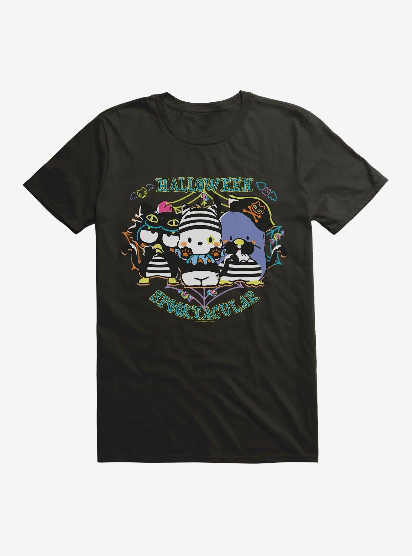 Hello Kitty And Friends Badtz-Maru, Pochacco & Tuxedo Same Halloween Spooktacular T-Shirt