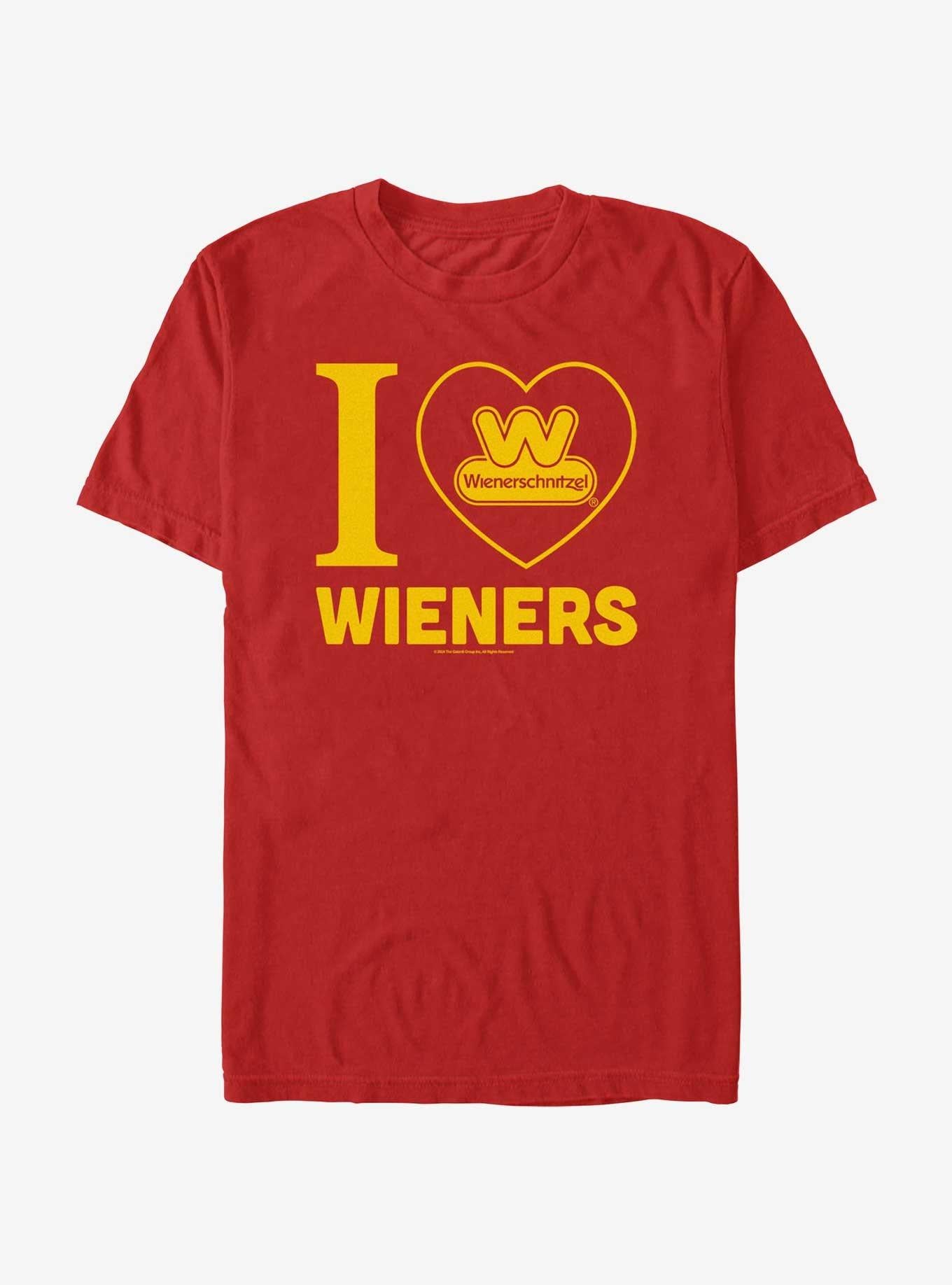 Wienerschnitzel I Love Hotdogs Shirt T Shirt Gift Ready