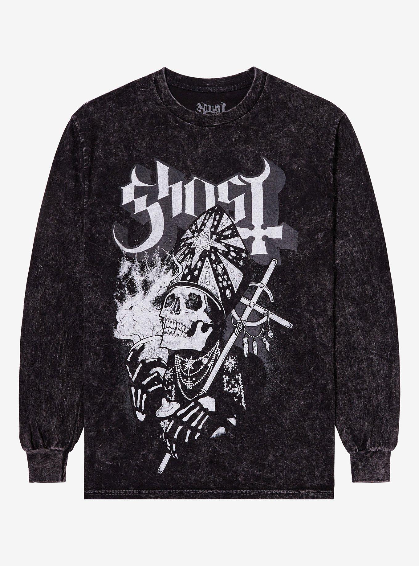 Ghost Papa Emeritus Skeleton Long-Sleeve T-Shirt | Premium Unisex T-Shirt, Trending Graphic Tee