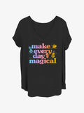 Disney Mickey Mouse Make Every Day Magical Girls T-Shirt Plus Size | Premium Unisex T-Shirt, Trending Graphic Tee