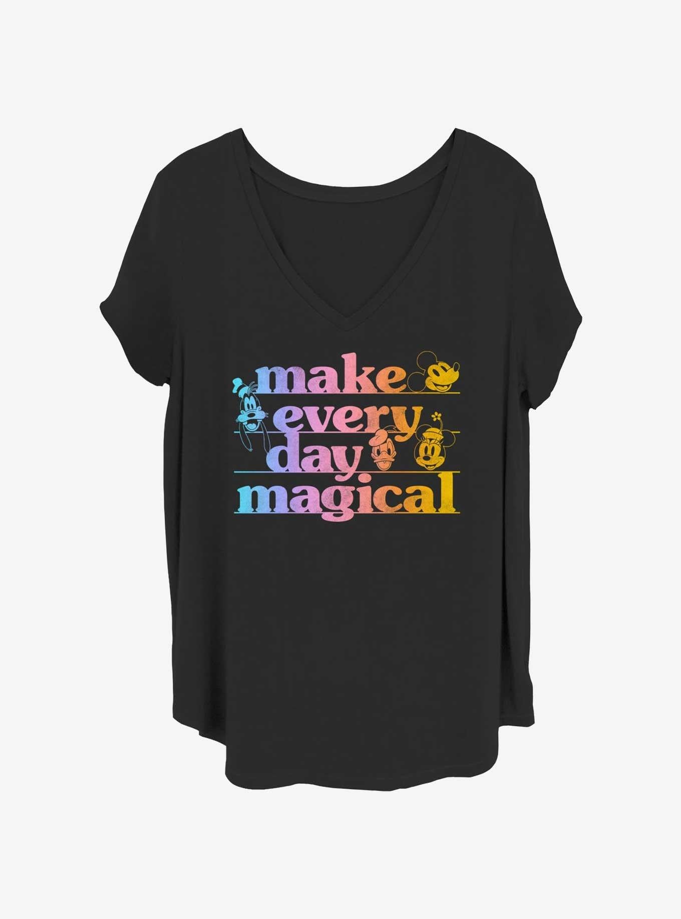 Disney Mickey Mouse Make Every Day Magical Girls T-Shirt Plus Size | Premium Unisex T-Shirt, Trending Graphic Tee