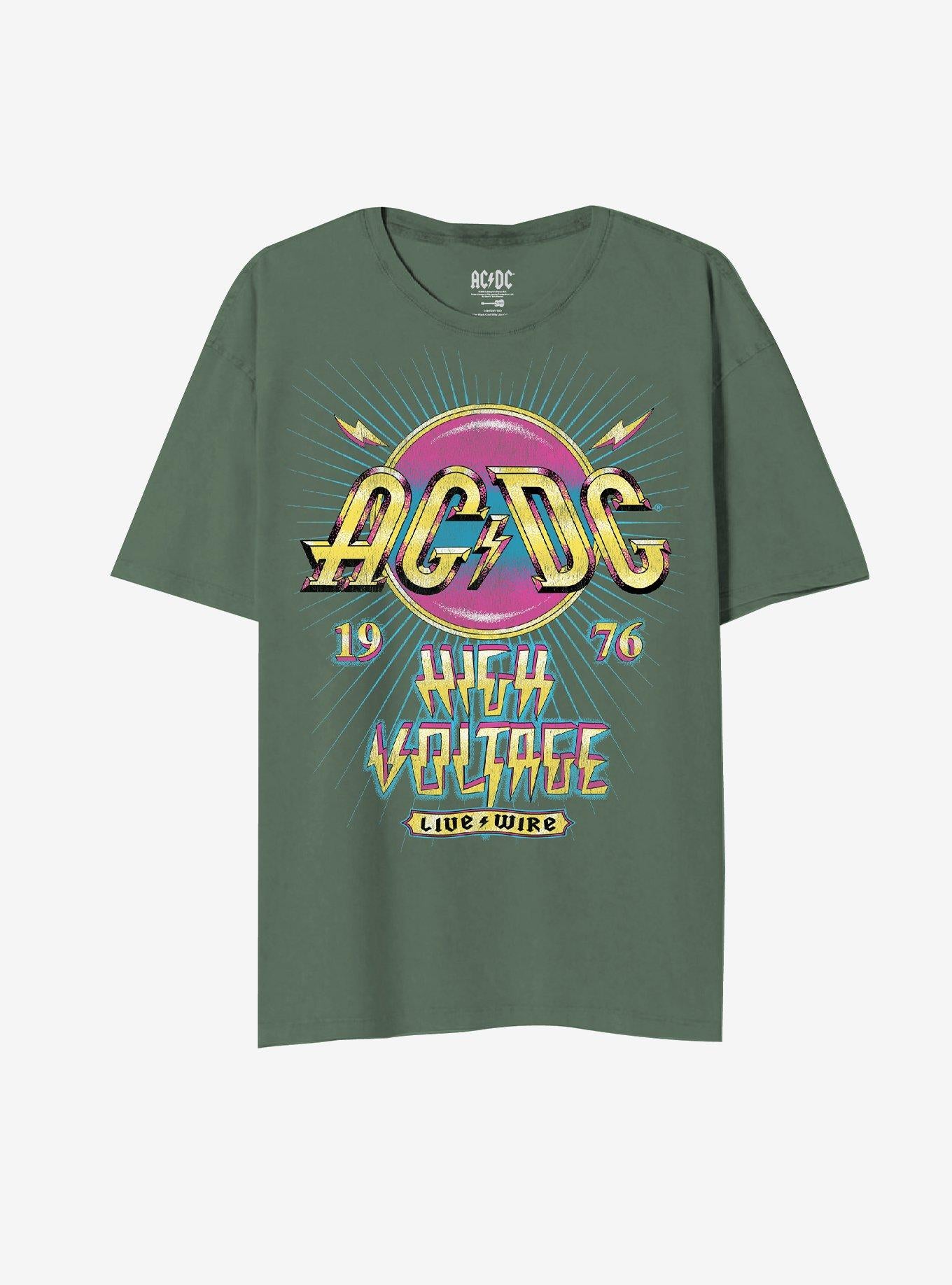 ACDC High Voltage Boyfriend Fit Girls TShirt Graphic Tee | Graphic Tee | Unisex Shirt | Premium Quality Apparel