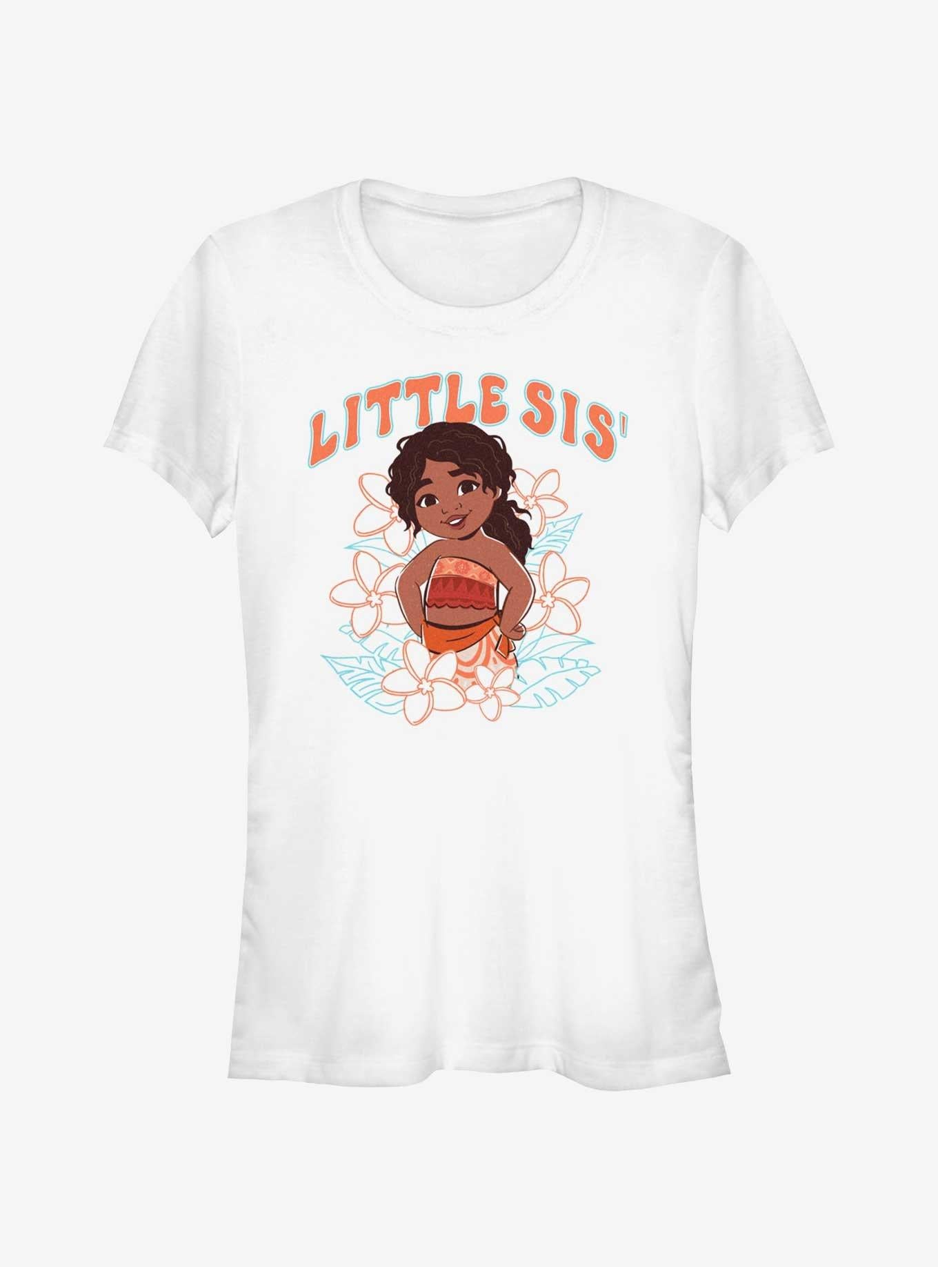 Cartoon Moana Little Sis Simoa Girls Shirt T Shirt Everyday Wear