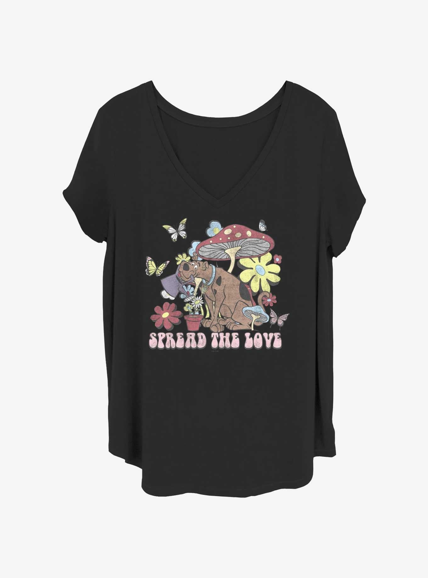 Scooby Doo Spread The Love Scoob Girls Shirt Plus Size T Shirt Gift Ready