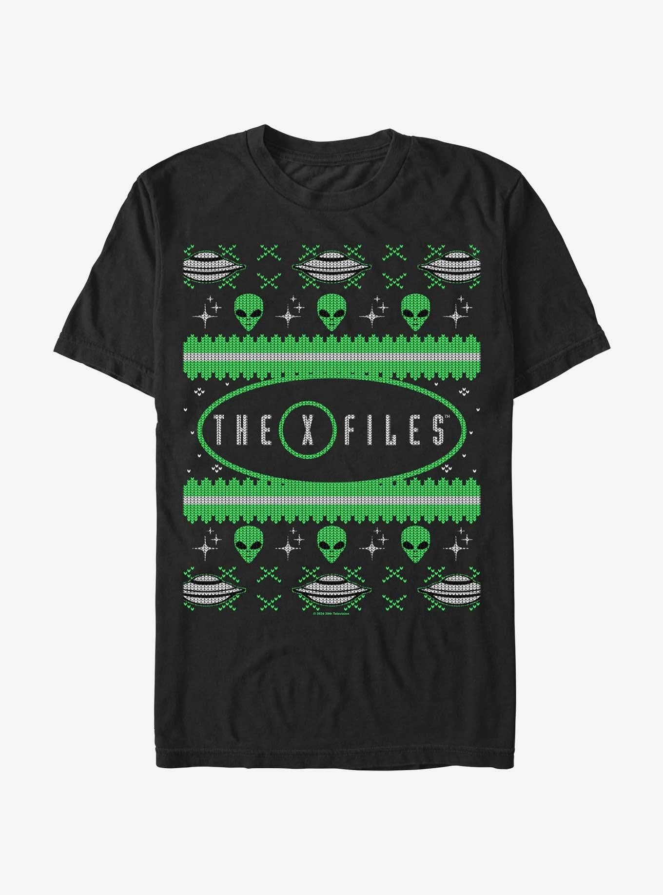The X-Files Ugly Christmas T-Shirt | Premium Unisex T-Shirt, Trending Graphic Tee