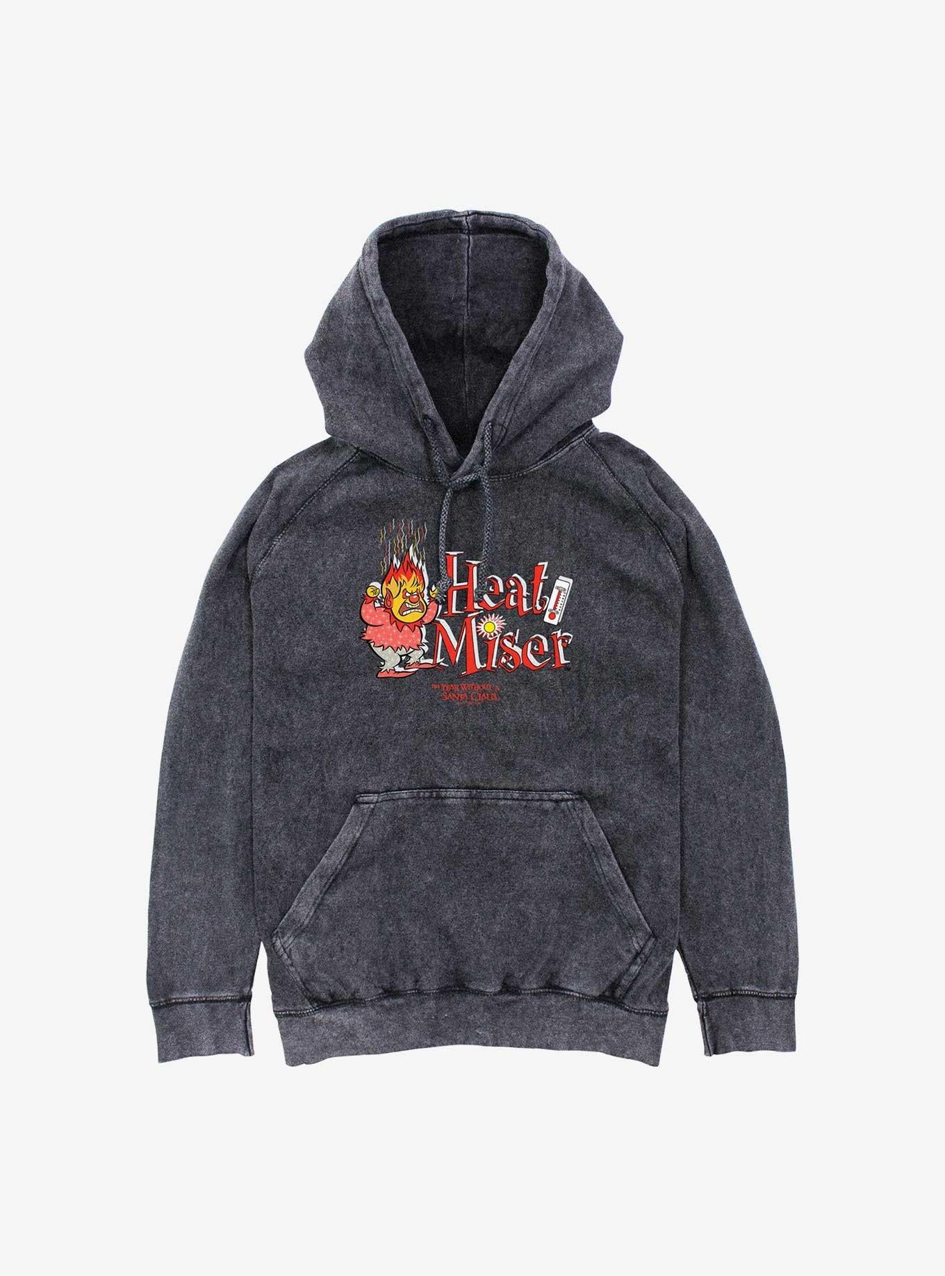 A Year Without A Santa Heat Miser Mineral Wash Hoodie
