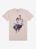 Naruto Shippuden Sasuke Purple Leaves T-Shirt