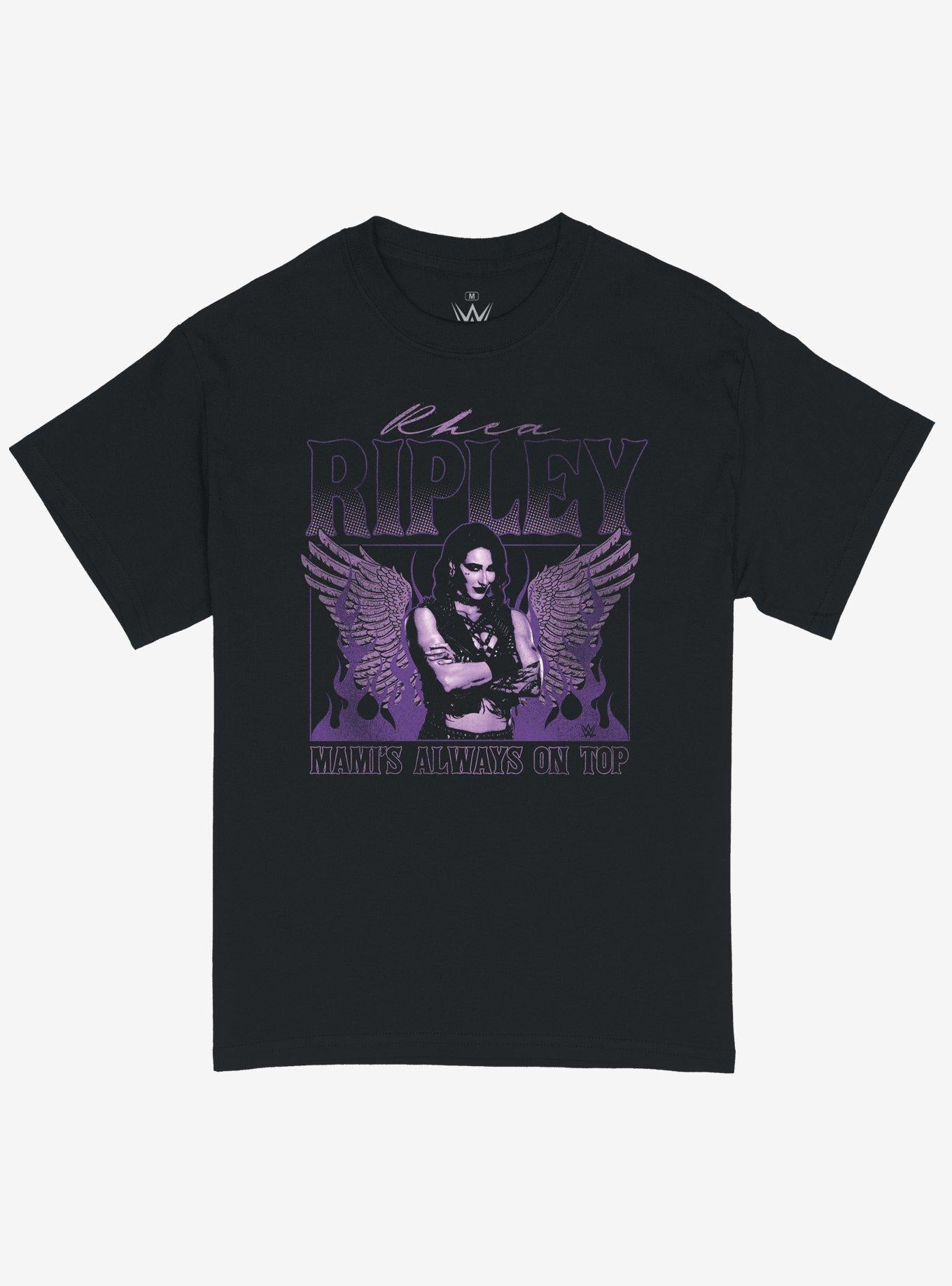 WWE Rhea Ripley Winged Portrait Relaxed Fit Girls T-Shirt | Premium Unisex T-Shirt, Trending Graphic Tee