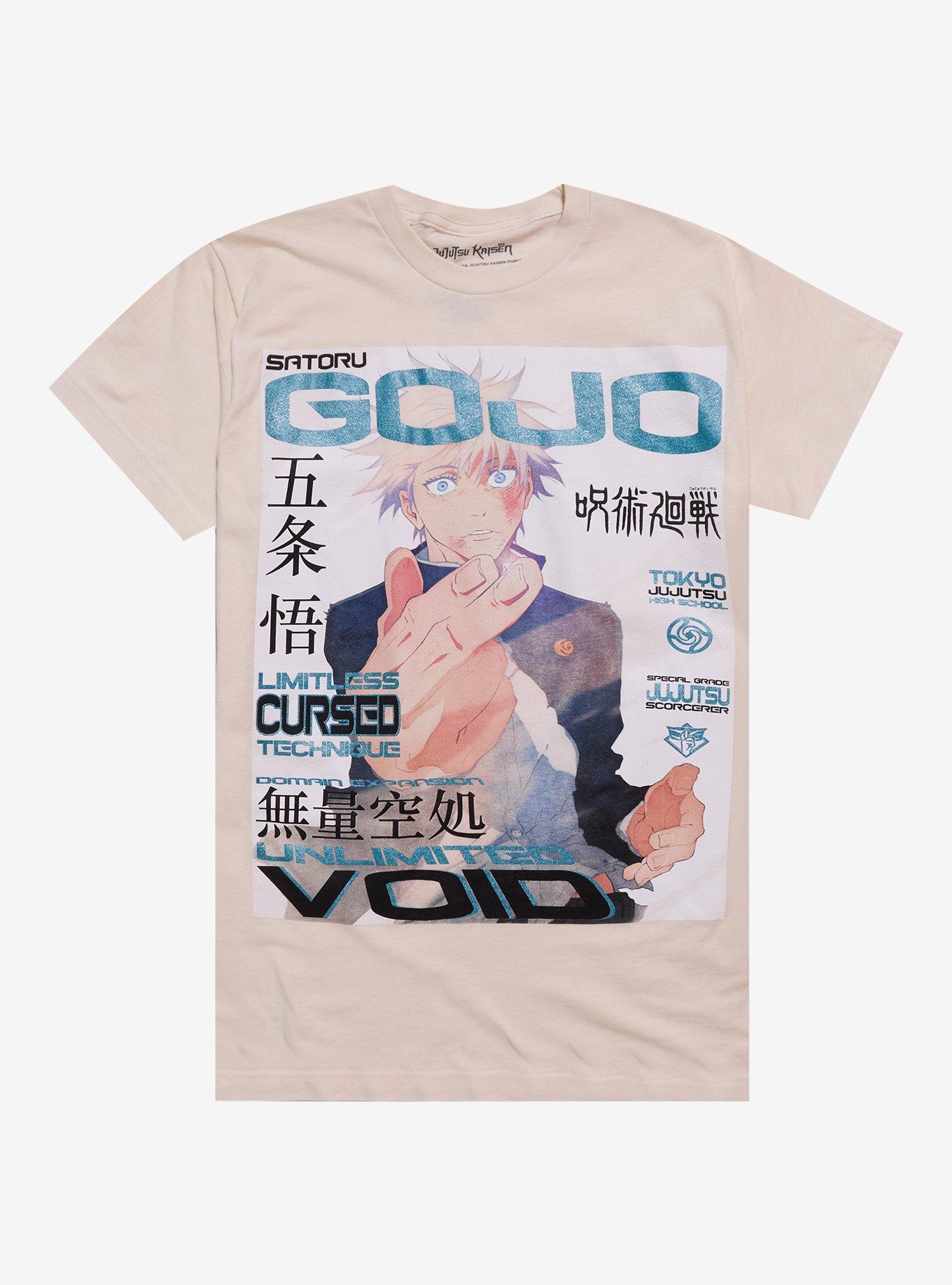 Jujutsu Kaisen Gojo Magazine Cover T-Shirt | Premium Unisex T-Shirt, Trending Graphic Tee