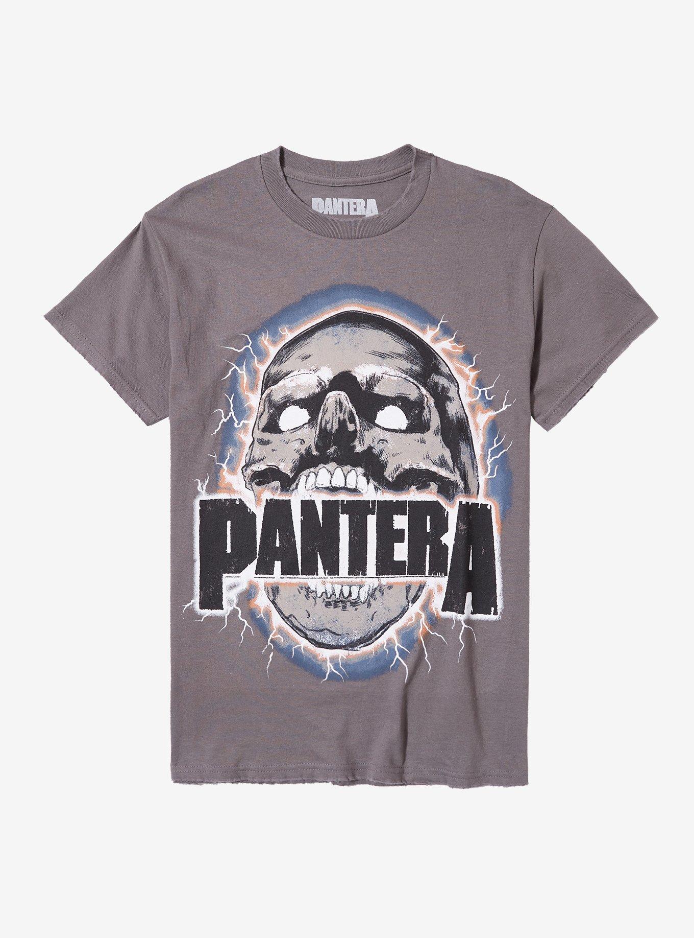 Pantera Skull Boyfriend Fit Girls T-Shirt