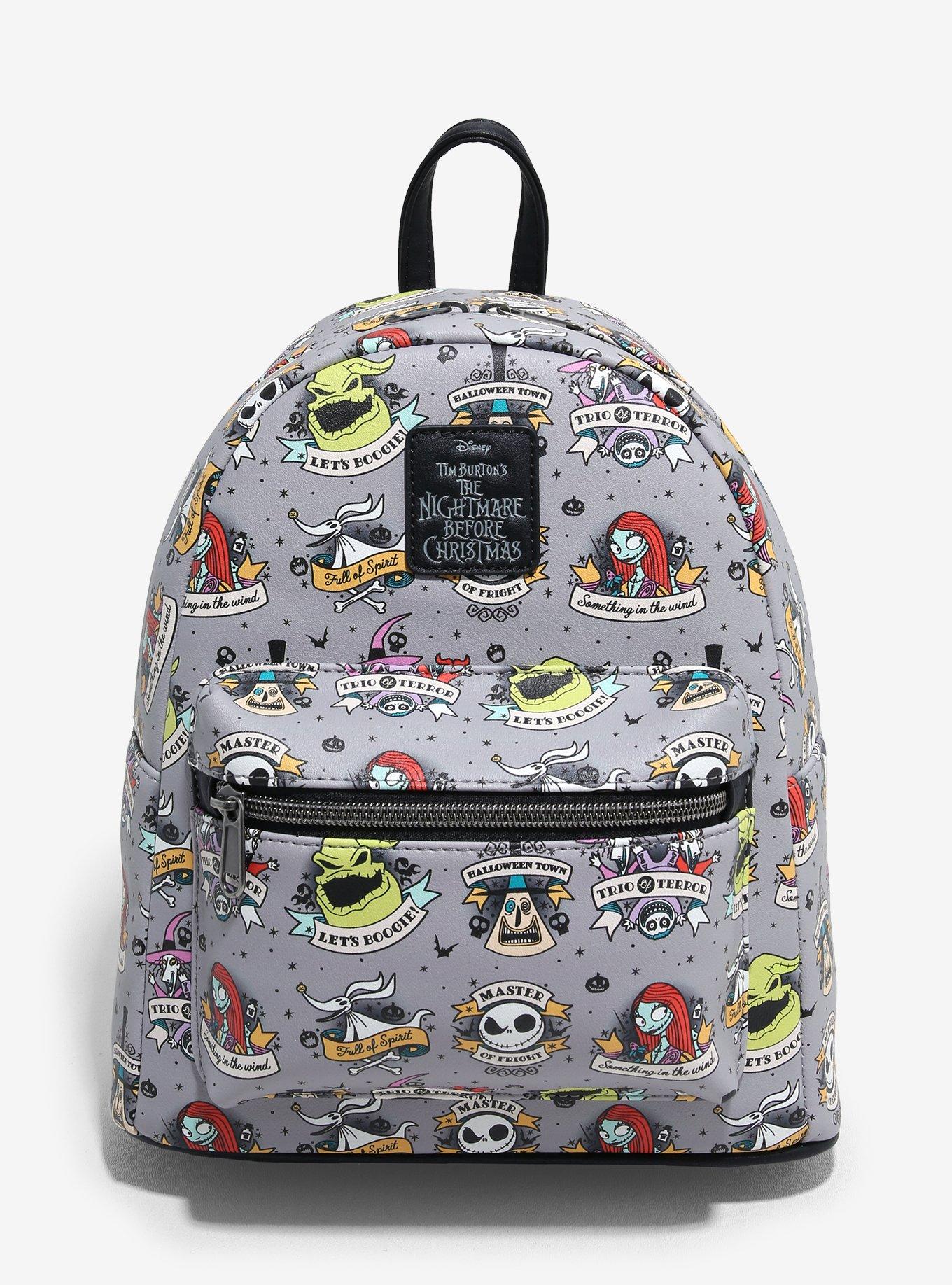 Loungefly The Nightmare Before Christmas Tattoo Art Mini Backpack