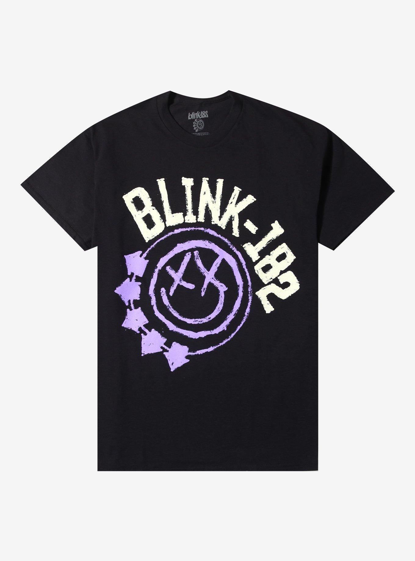 Blink-182 Purple Smile Logo T-Shirt | Premium Unisex T-Shirt, Trending Graphic Tee