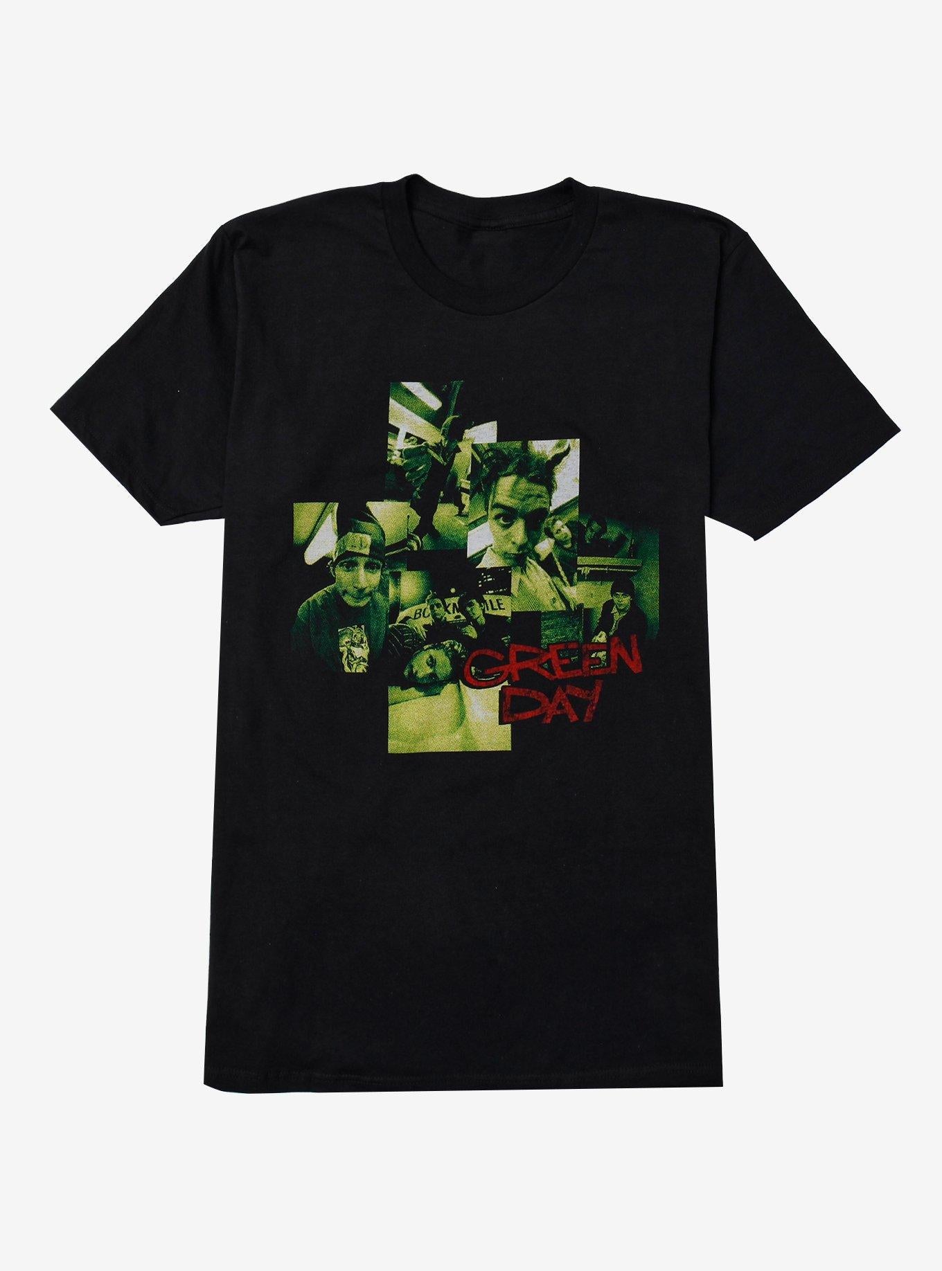Green Day Green Photo Collage T-Shirt | Premium Unisex T-Shirt, Trending Graphic Tee
