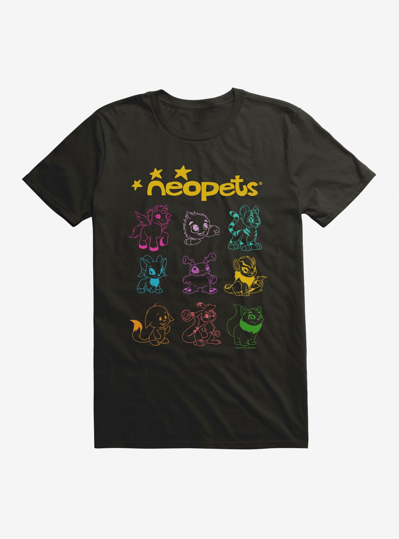 Neopets Line Art T-Shirt | Premium Unisex T-Shirt, Trending Graphic Tee