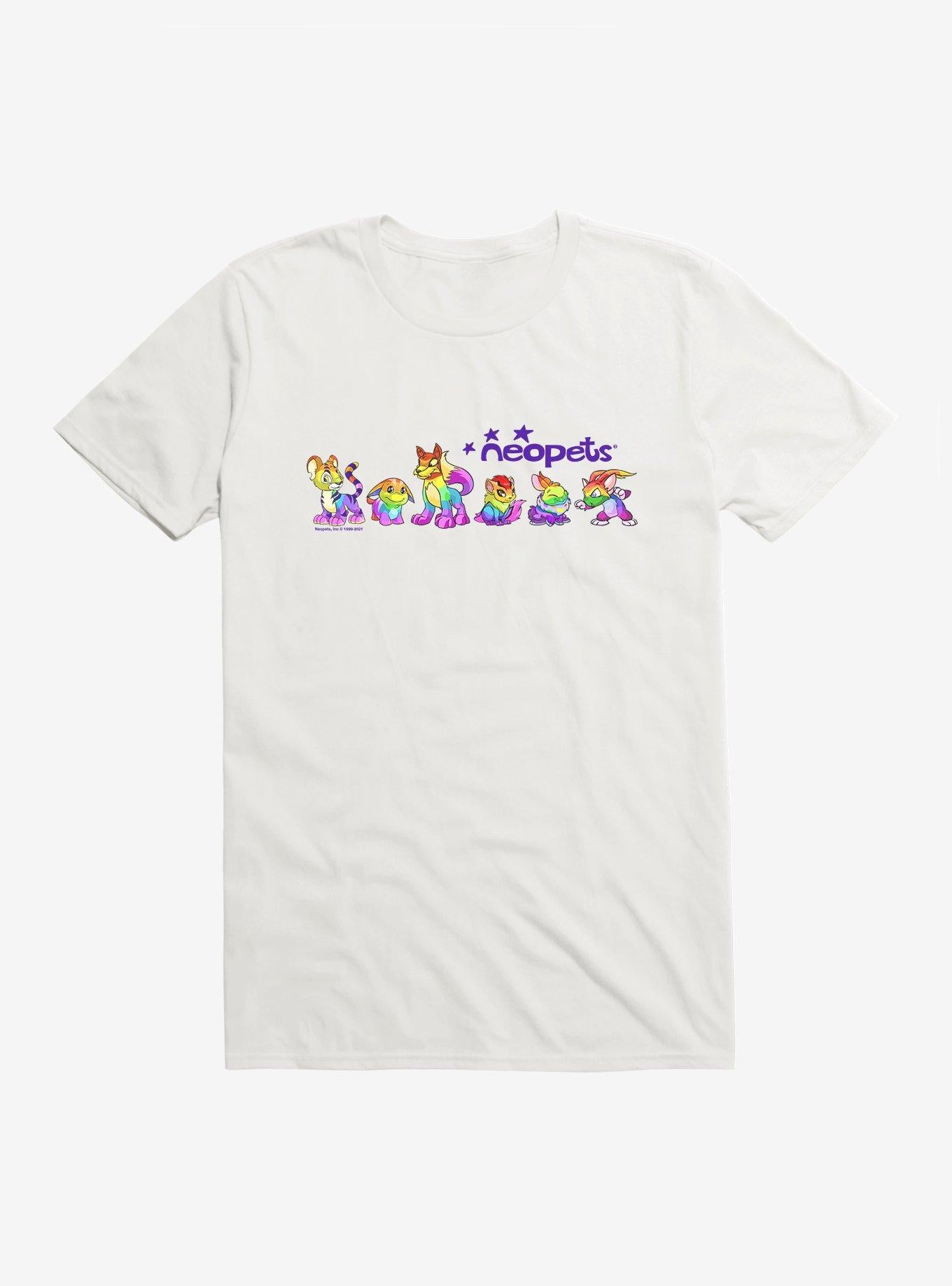 Neopets Rainbow T-Shirt | Premium Unisex T-Shirt, Trending Graphic Tee