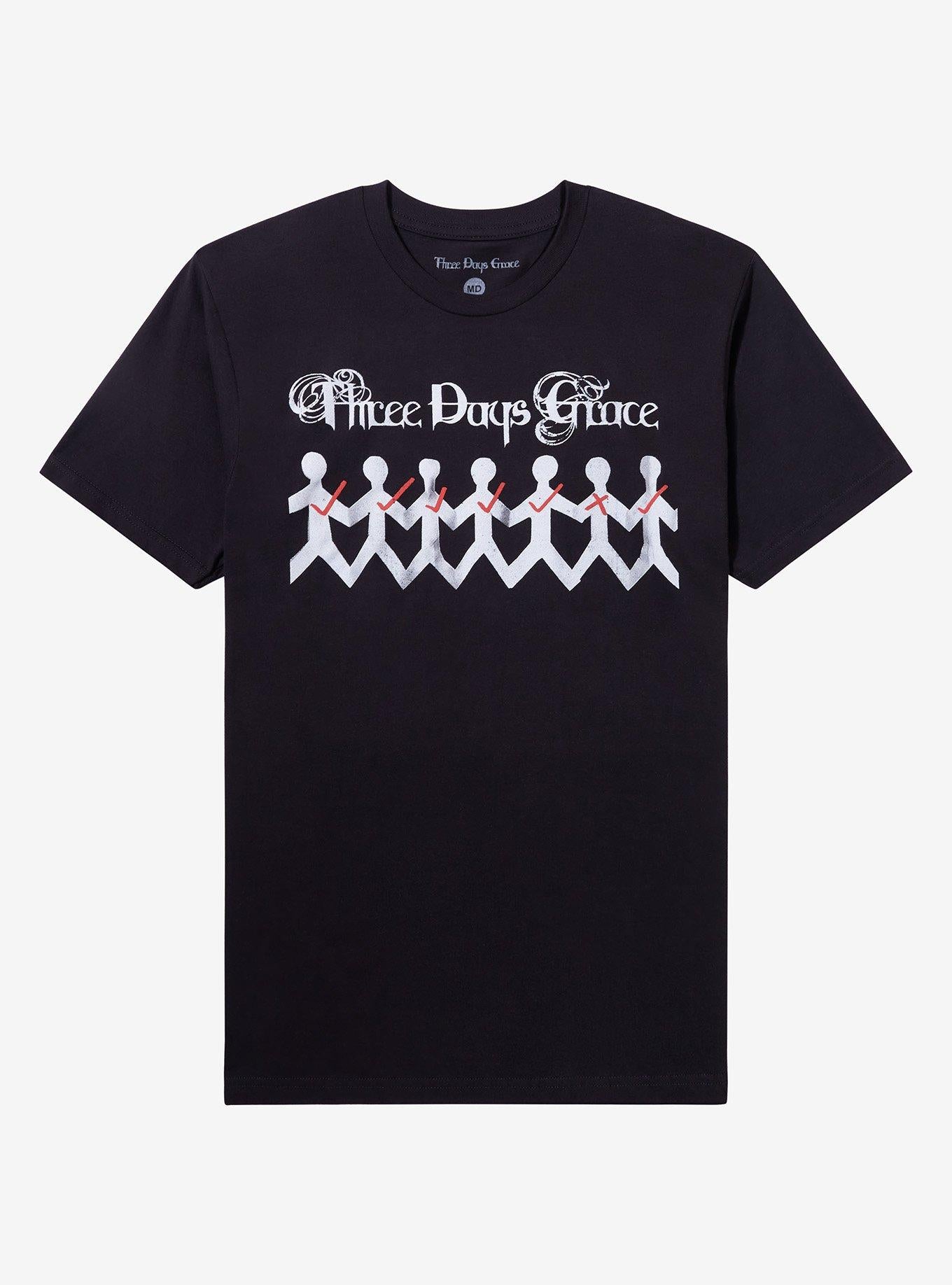 Three Days Grace One-X Paper People T-Shirt | Premium Unisex T-Shirt, Trending Graphic Tee