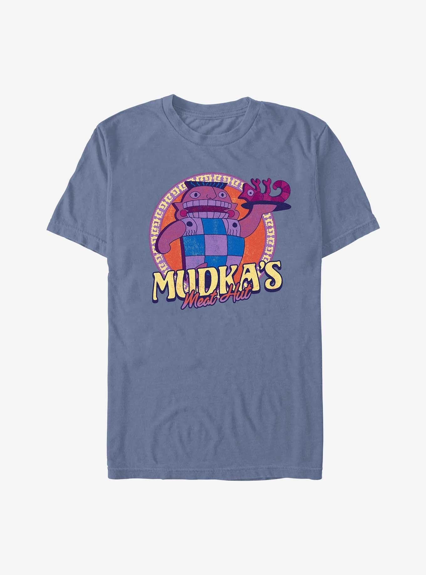 Disney The Emperor's New Groove Mudka's Meat Hut Garment Dye T-Shirt | Premium Unisex T-Shirt, Trending Graphic Tee