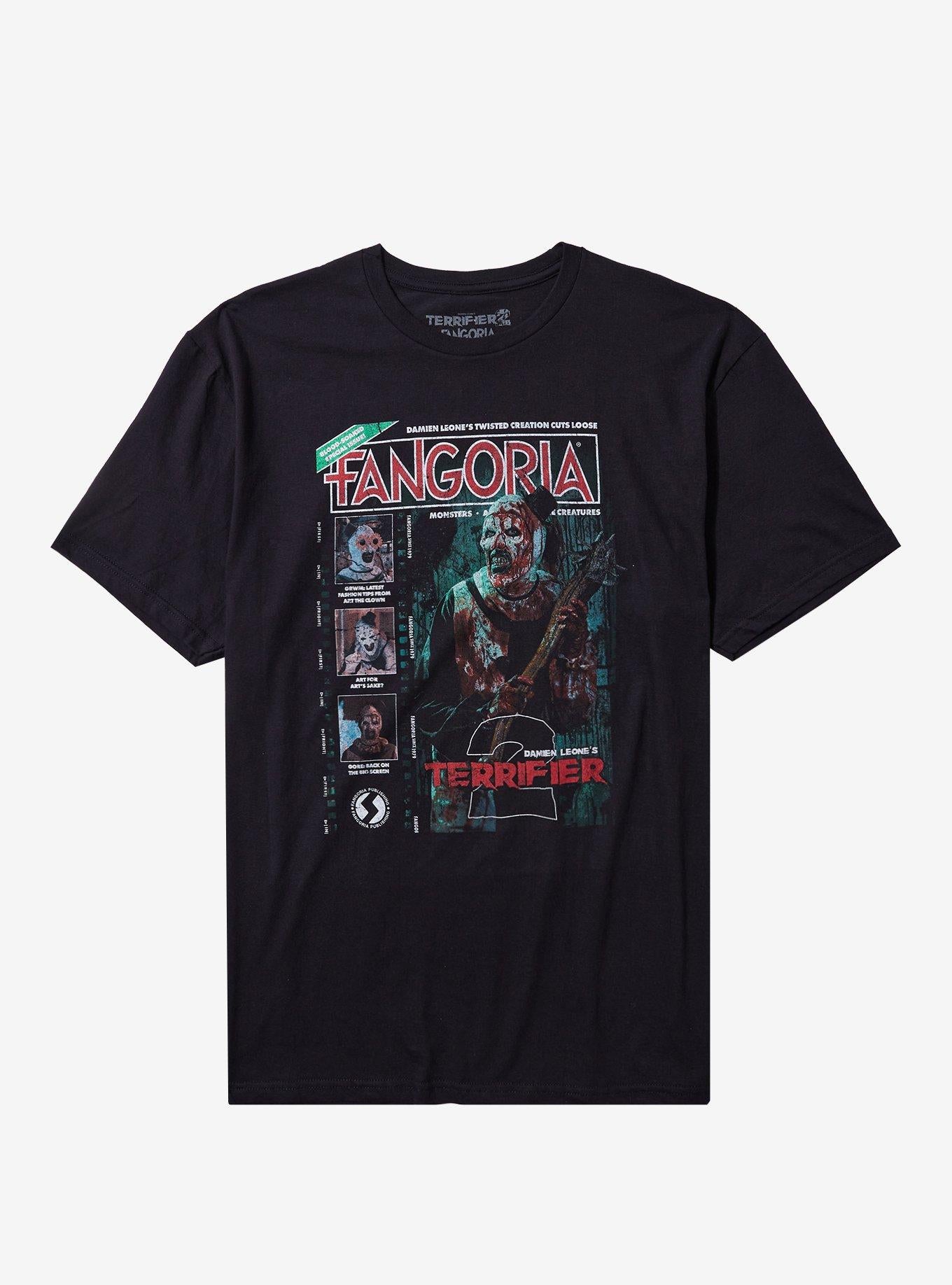 Terrifier 2 X Fangoria Magazine Cover T-Shirt | Premium Unisex T-Shirt, Trending Graphic Tee