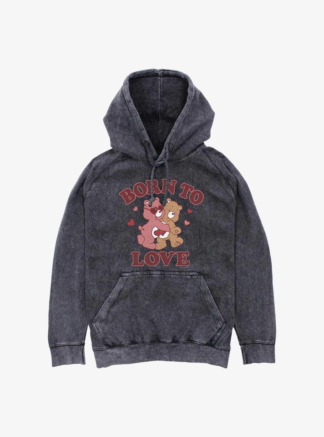 Care Bears Born To Love Mineral Wash Hoodie
