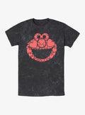 Sesame Street Elmo Heart Mineral Wash T-Shirt | Premium Unisex T-Shirt, Trending Graphic Tee