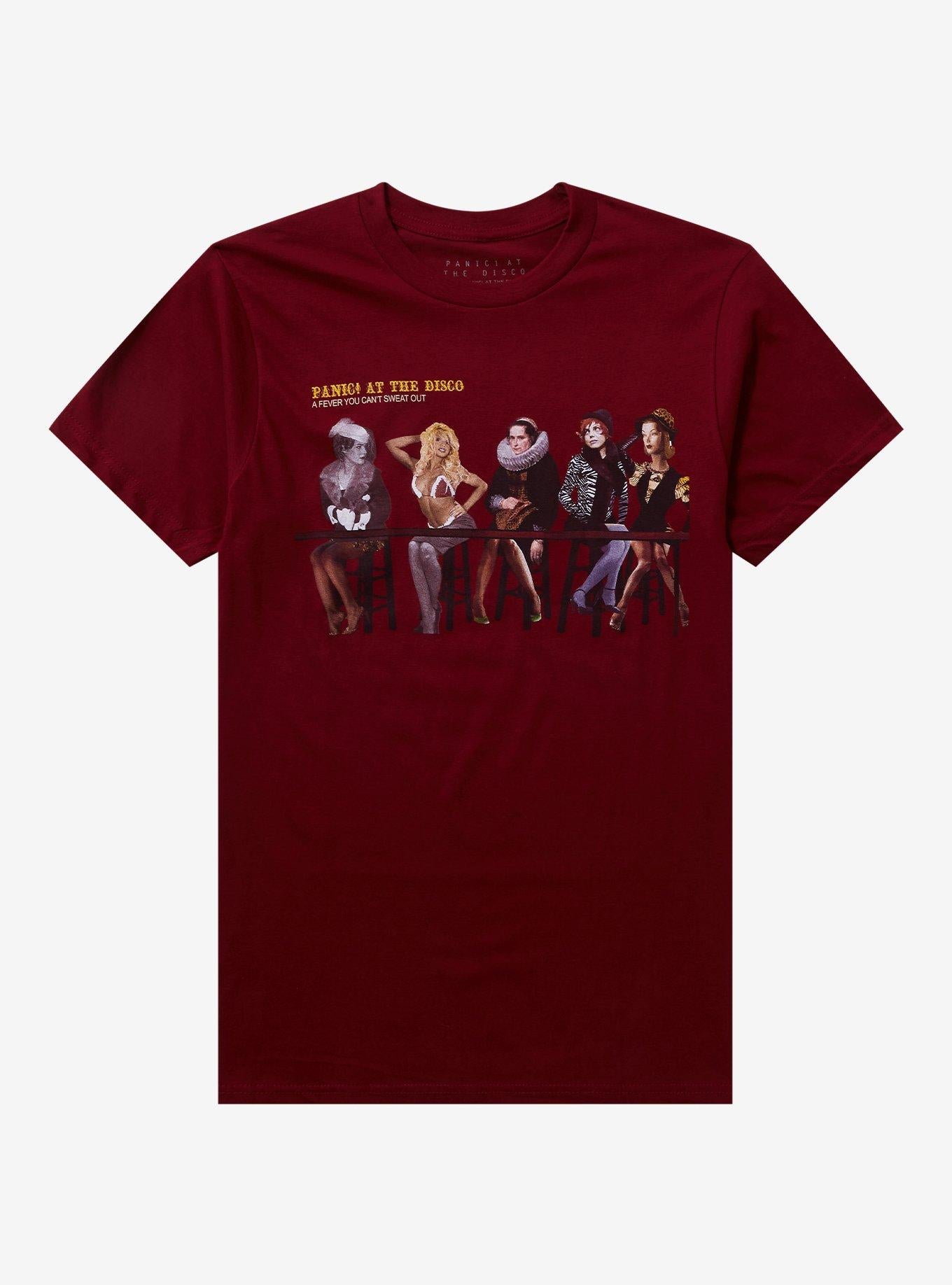 Panic! At The Disco Fever Can't Sweat Out Boyfriend Fit Girls T-Shirt