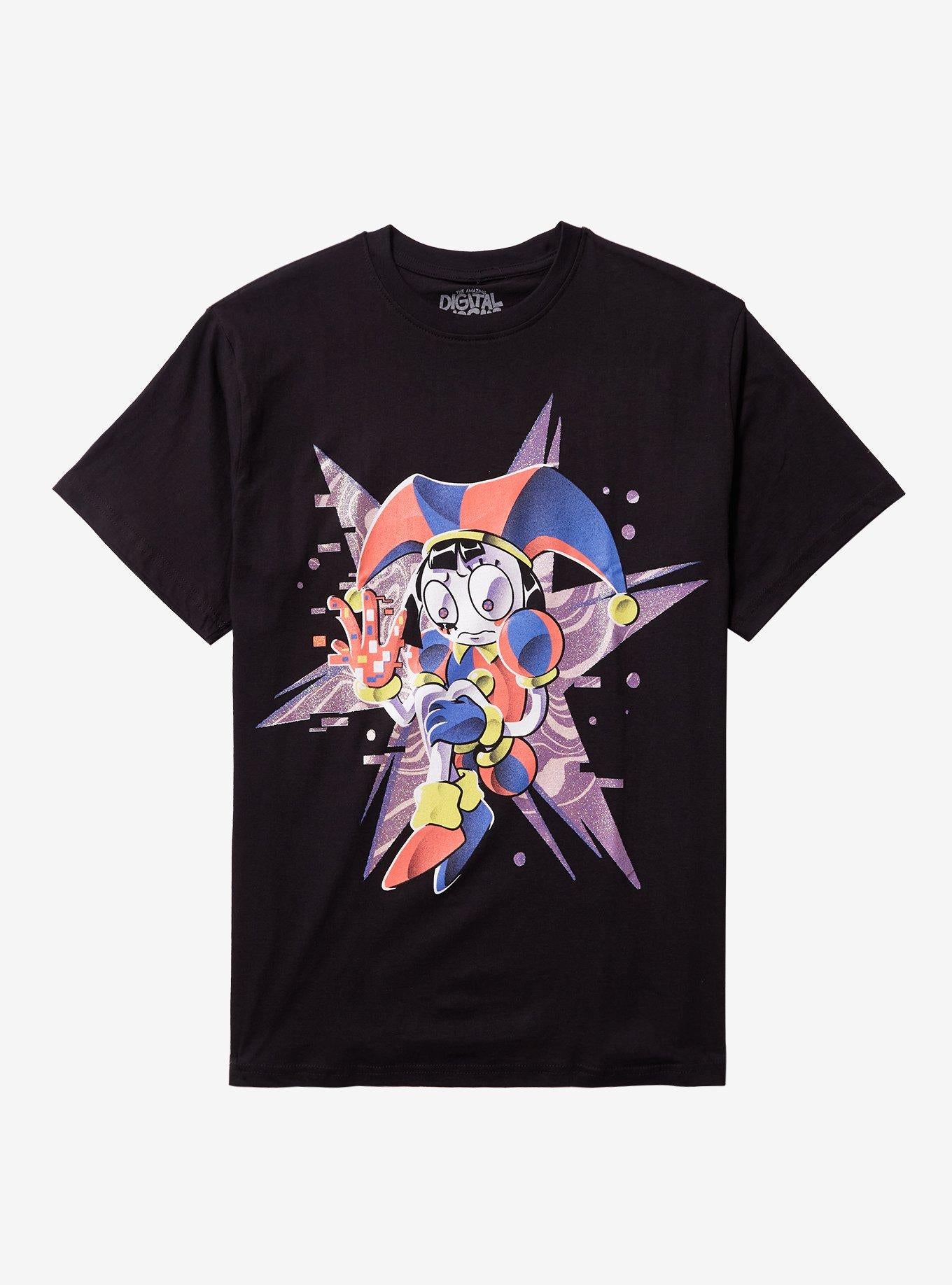 The Amazing Digital Circus Pomni Glitter T-Shirt | Premium Unisex T-Shirt, Trending Graphic Tee